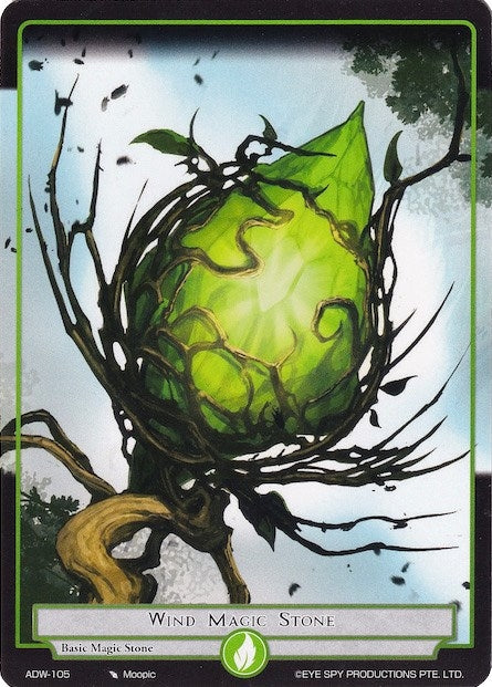 Image for Wind Magic Stone (Assault into the Demonic World) (ADW-105) - Force of Will