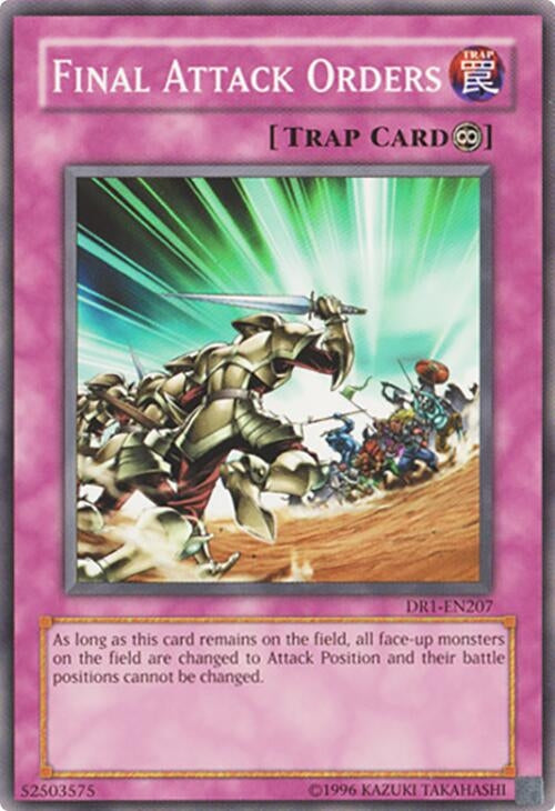 Image for Final Attack Orders (Dark Revelation Volume 1) (DR1-EN207) - YuGiOh