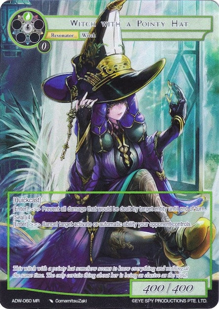 Image for Witch With A Pointy Hat (Full Art) (Assault into the Demonic World) (ADW-060) - Force of Will