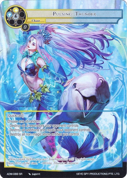 Image for Pulsing Thunder (Full Art) (Assault into the Demonic World) (ADW-089) - Force of Will