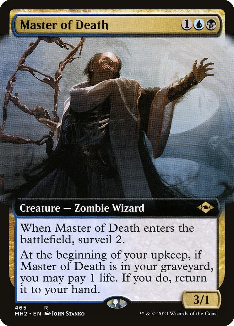 Image for Master of Death (Extended Art) (Modern Horizons 2) (465) - Magic: The Gathering