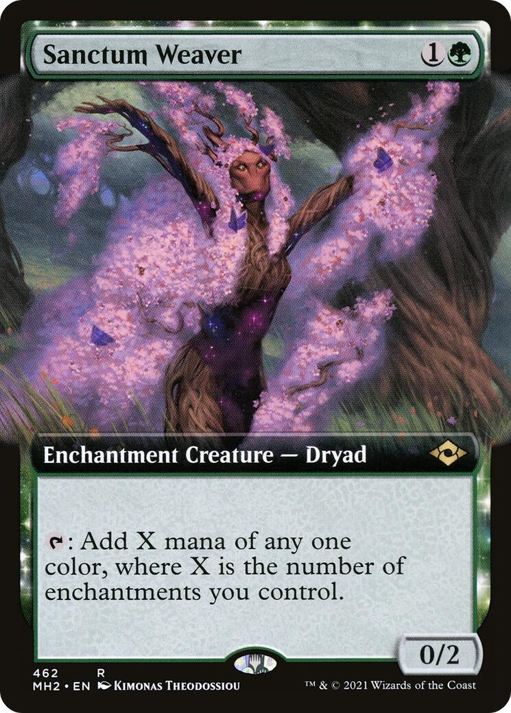 Image for Sanctum Weaver (Extended Art) (Modern Horizons 2) (462) - Magic: The Gathering