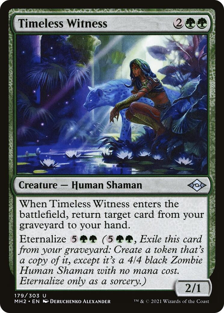 Image for Timeless Witness (Modern Horizons 2) (179) - Magic: The Gathering
