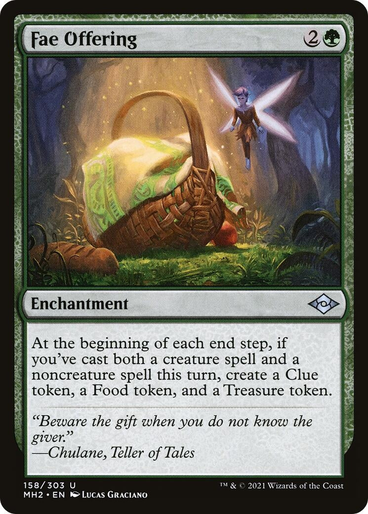 Image for Fae Offering (Modern Horizons 2) (158) - Magic: The Gathering