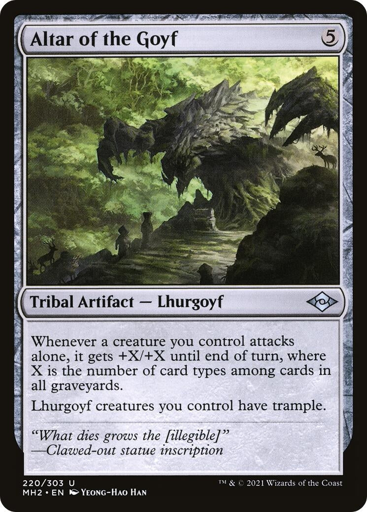 Image for Altar of the Goyf (Modern Horizons 2) (220) - Magic: The Gathering