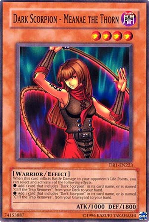 Image for Dark Scorpion - Meanae the Thorn (Dark Revelation Volume 1) (DR1-EN223) - YuGiOh