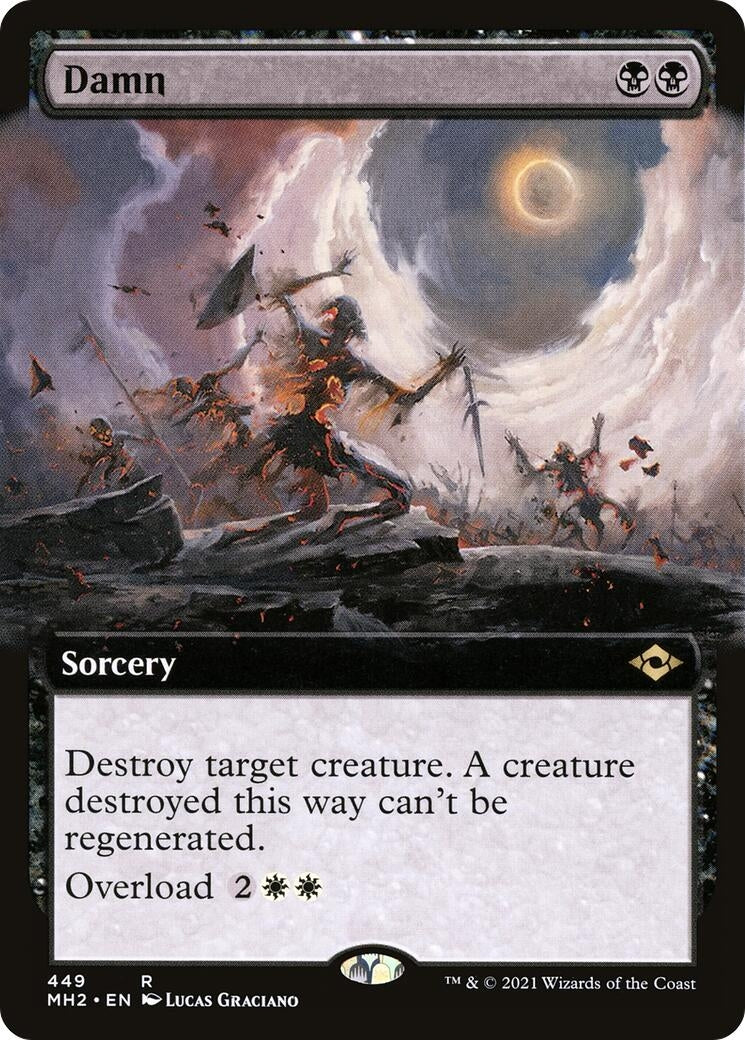 Image for Damn (Extended Art) (Modern Horizons 2) (449) - Magic: The Gathering