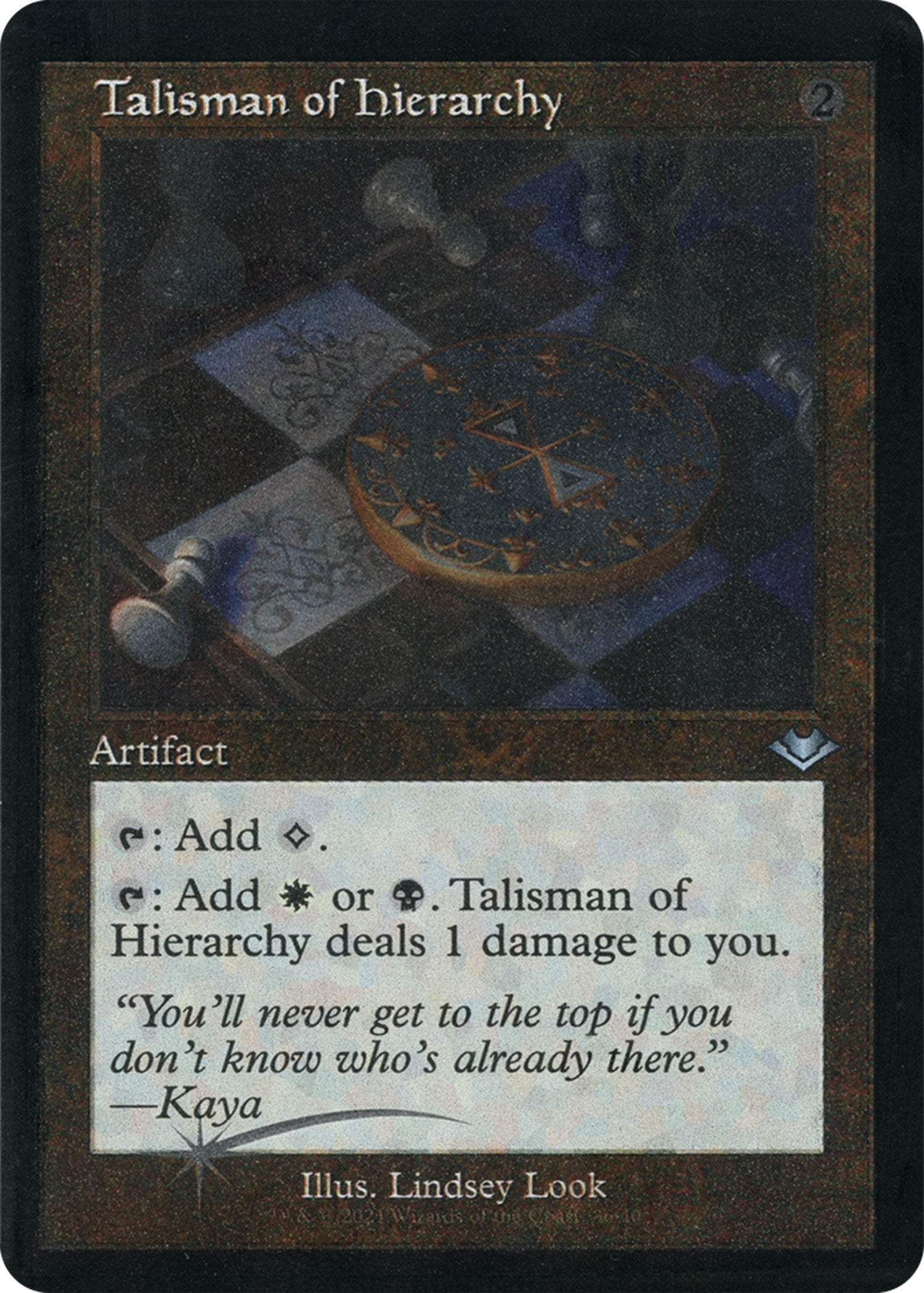 Image for Talisman of Hierarchy (Retro Frame) (Foil Etched) (Modern Horizons) (36) - Magic: The Gathering