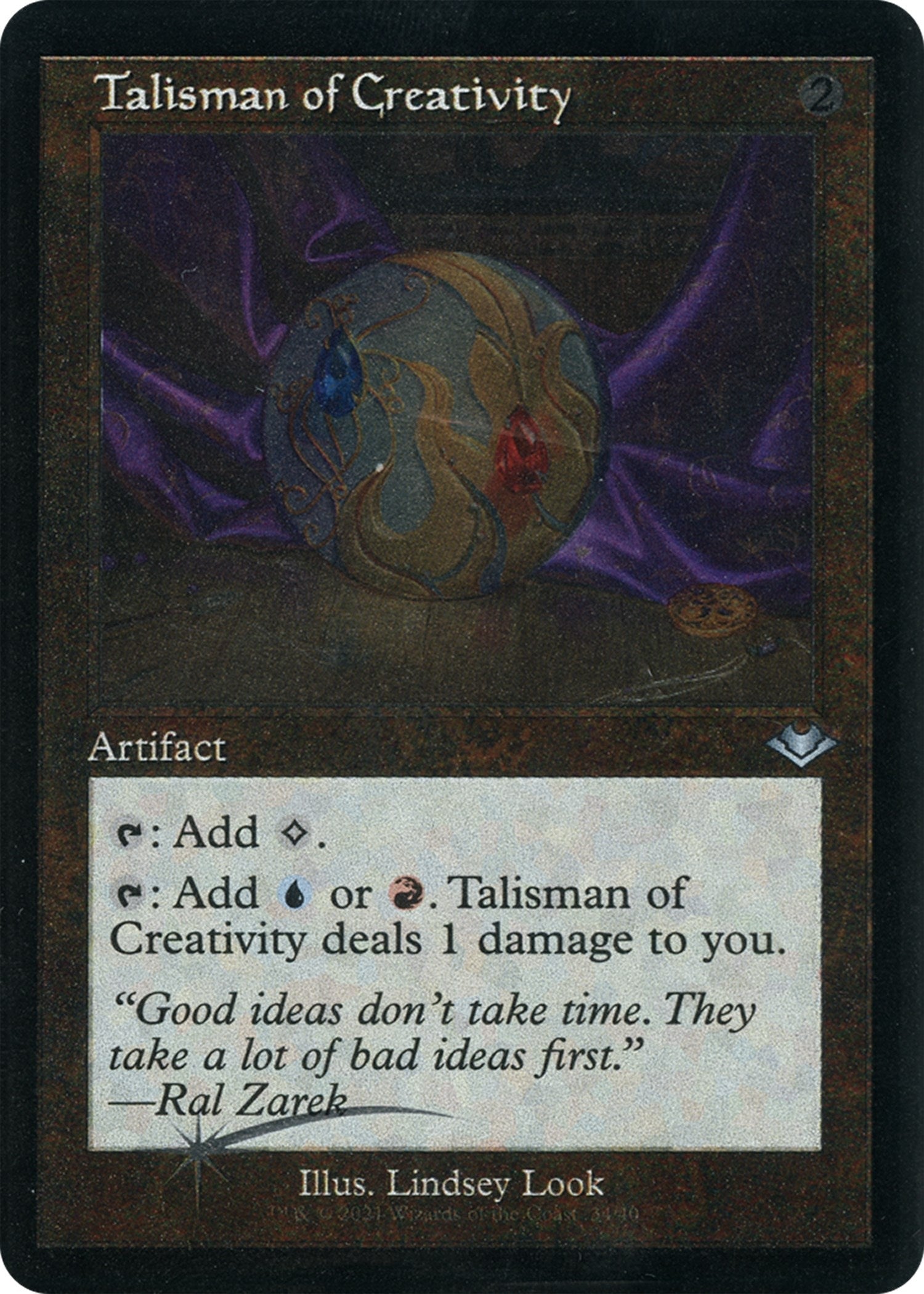 Image for Talisman of Creativity (Retro Frame) (Foil Etched) (Modern Horizons) (34) - Magic: The Gathering