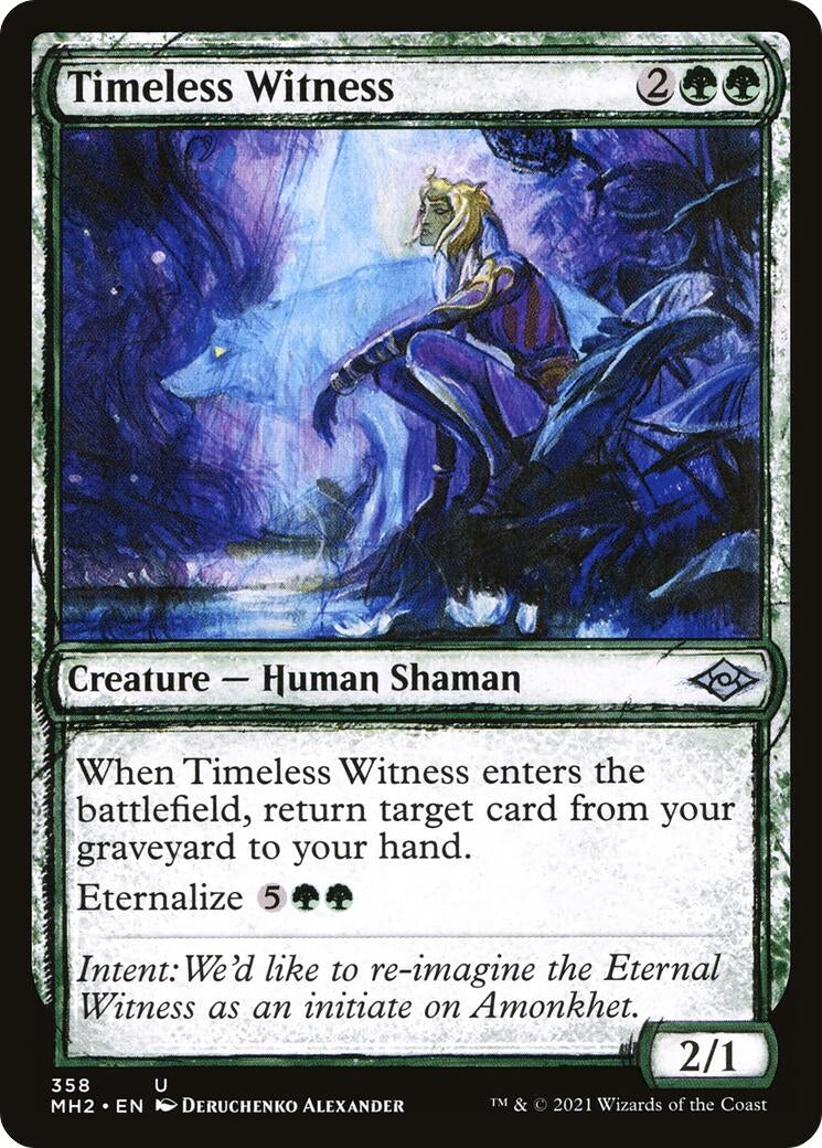 Image for Timeless Witness (Showcase) (Modern Horizons 2) (358) - Magic: The Gathering