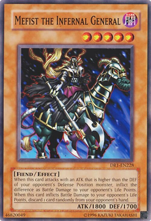 Image for Mefist the Infernal General (Dark Revelation Volume 1) (DR1-EN228) - YuGiOh