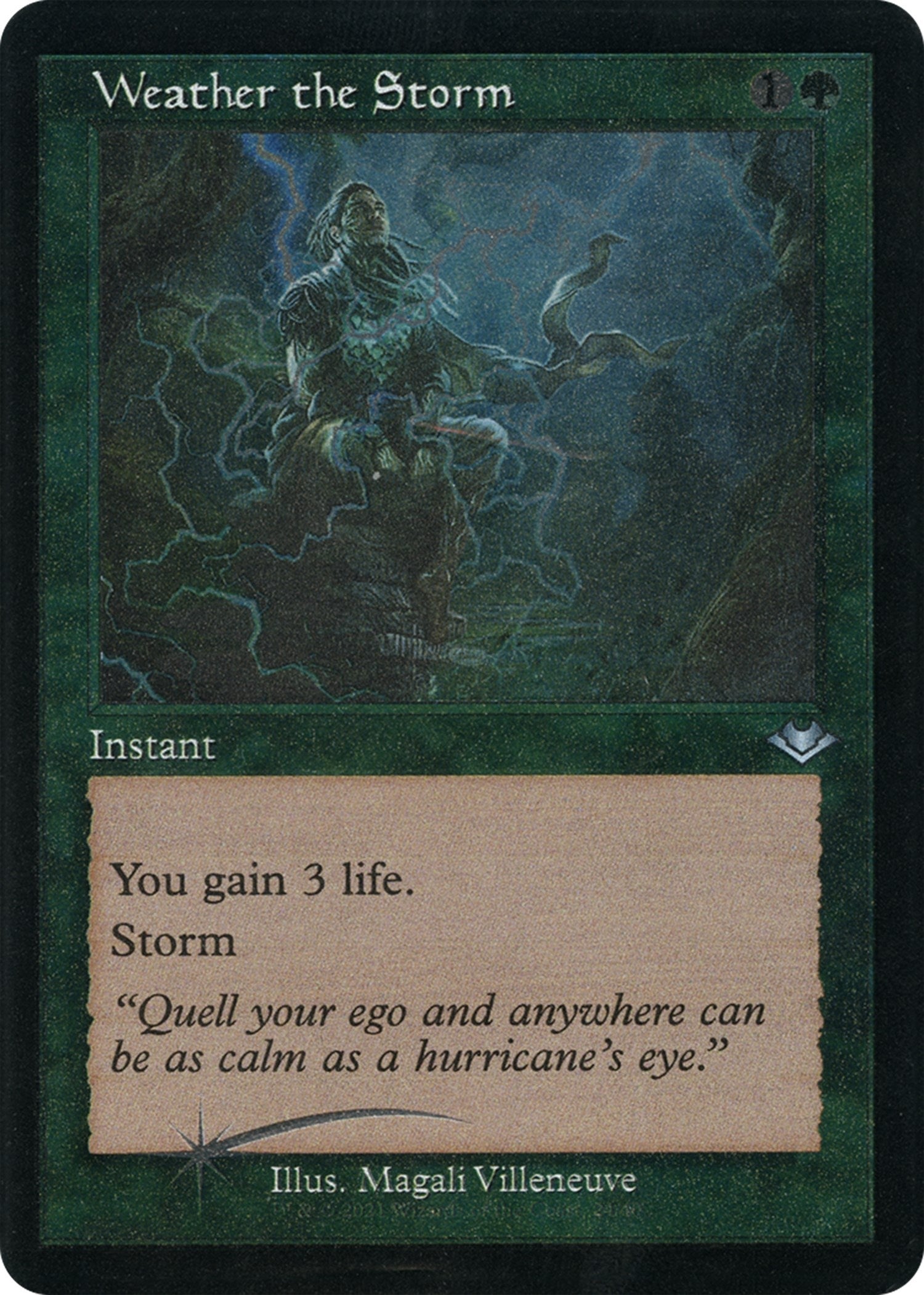 Image for Weather the Storm (Retro Frame) (Foil Etched) (Modern Horizons) (24) - Magic: The Gathering
