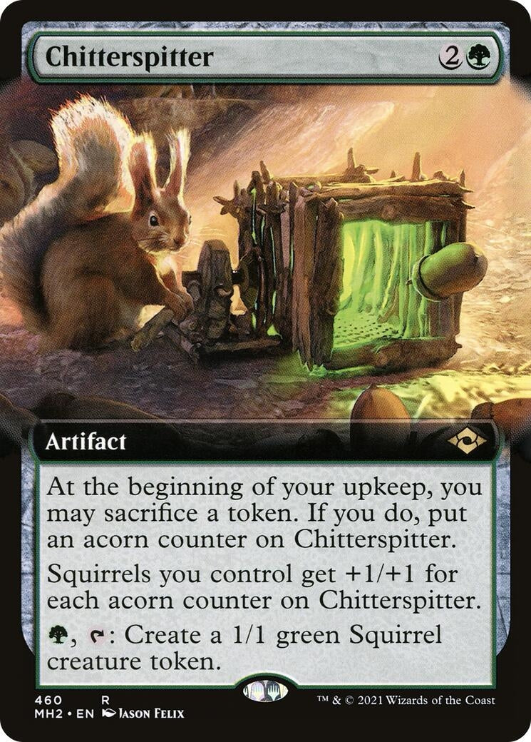 Image for Chitterspitter (Extended Art) (Modern Horizons 2) (460) - Magic: The Gathering