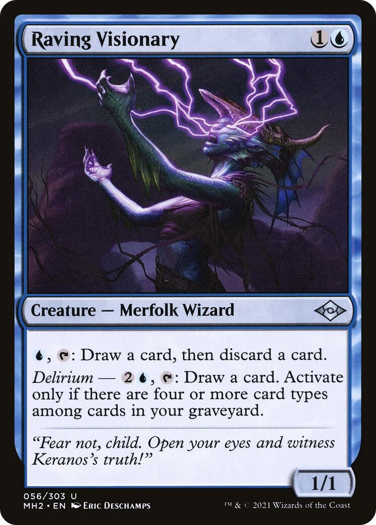Image for Raving Visionary (Modern Horizons 2) (56) - Magic: The Gathering