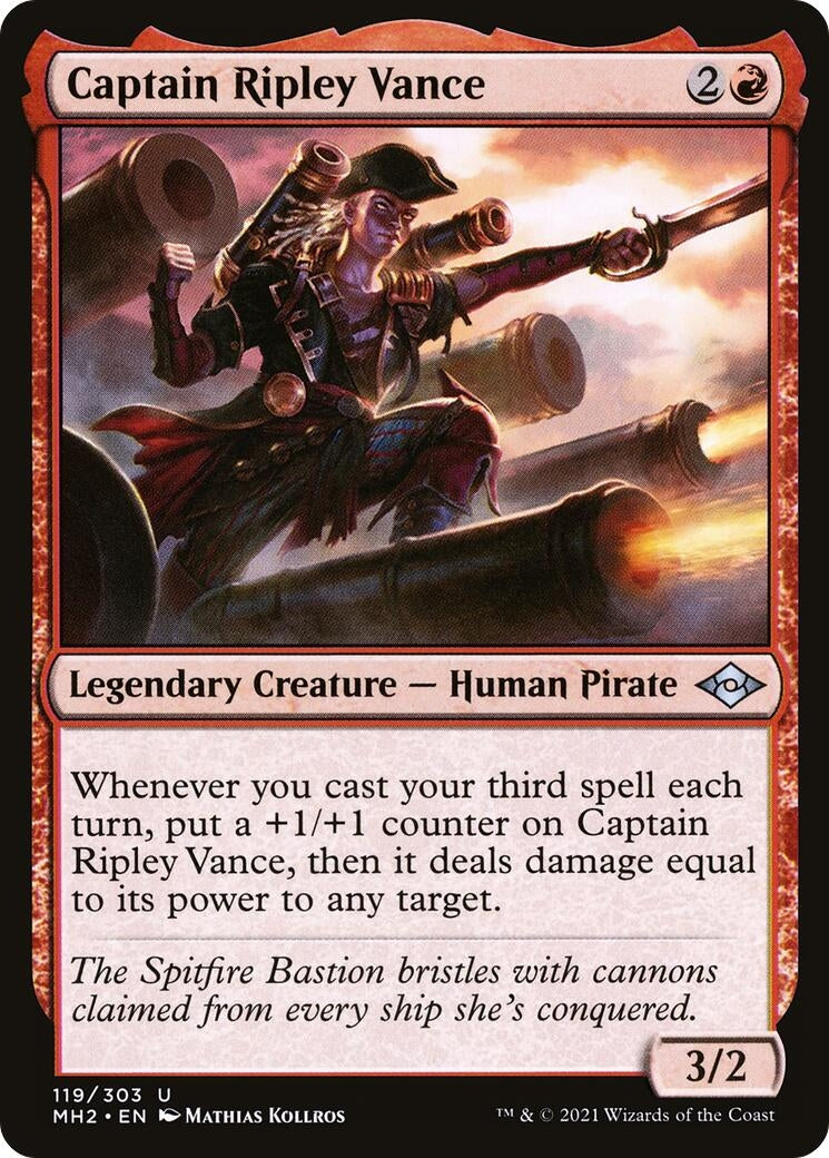 Image for Captain Ripley Vance (Modern Horizons 2) (119) - Magic: The Gathering