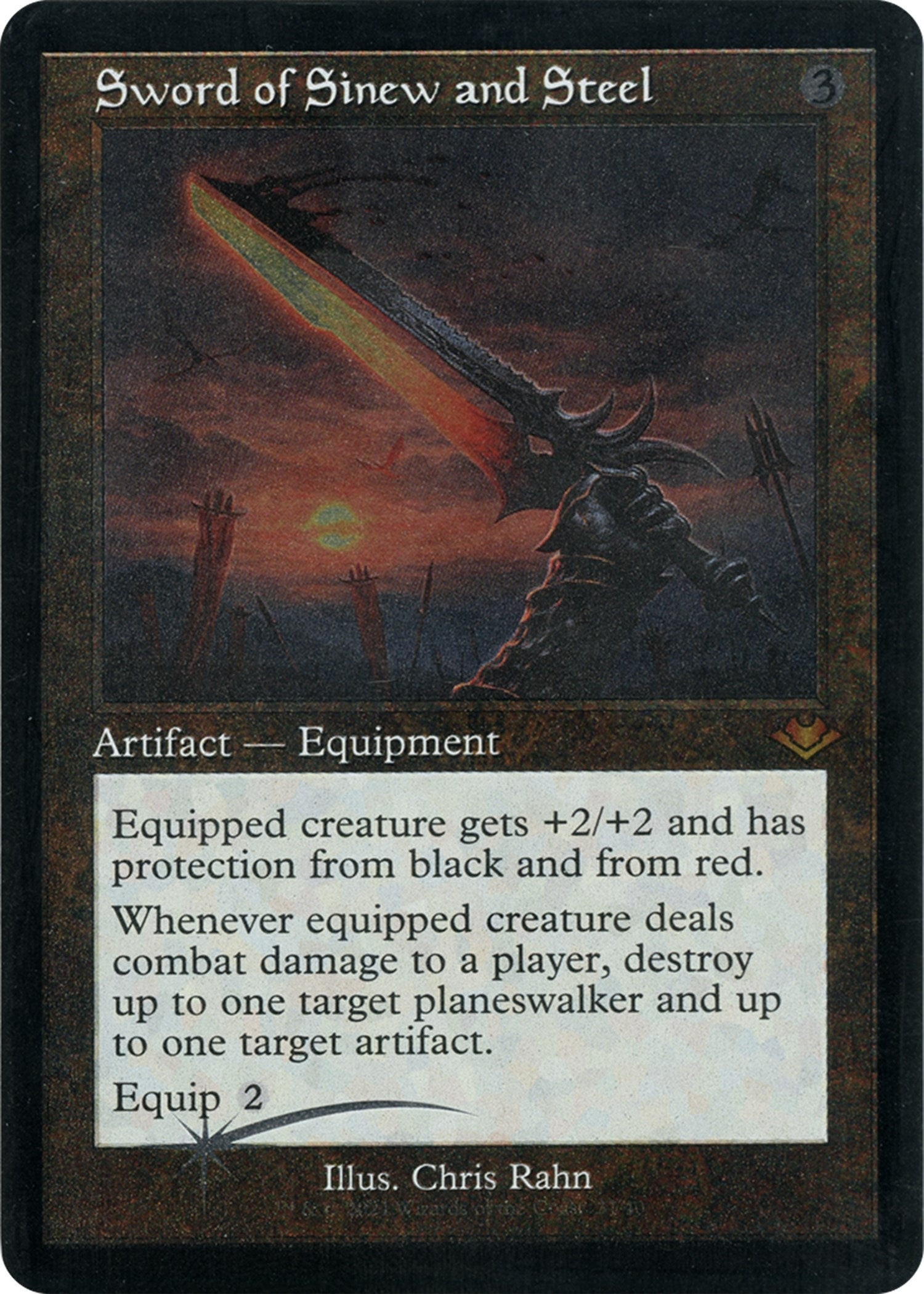 Image for Sword of Sinew and Steel (Retro Frame) (Foil Etched) (Modern Horizons) (31) - Magic: The Gathering