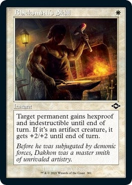 Image for Blacksmith's Skill (Retro Frame) (Foil Etched) (Modern Horizons 2) (381) - Magic: The Gathering
