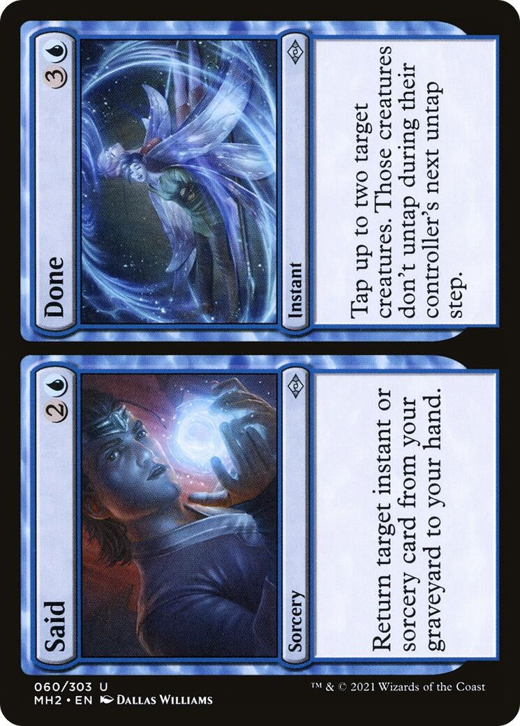 Image for Said // Done (Modern Horizons 2) (60) - Magic: The Gathering