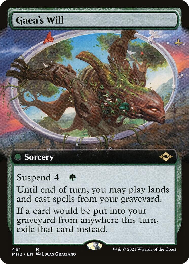 Image for Gaea's Will (Extended Art) (Modern Horizons 2) (461) - Magic: The Gathering