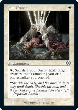 Image for Soul Snare (Retro Frame) (Foil Etched) (Modern Horizons 2) (387) - Magic: The Gathering