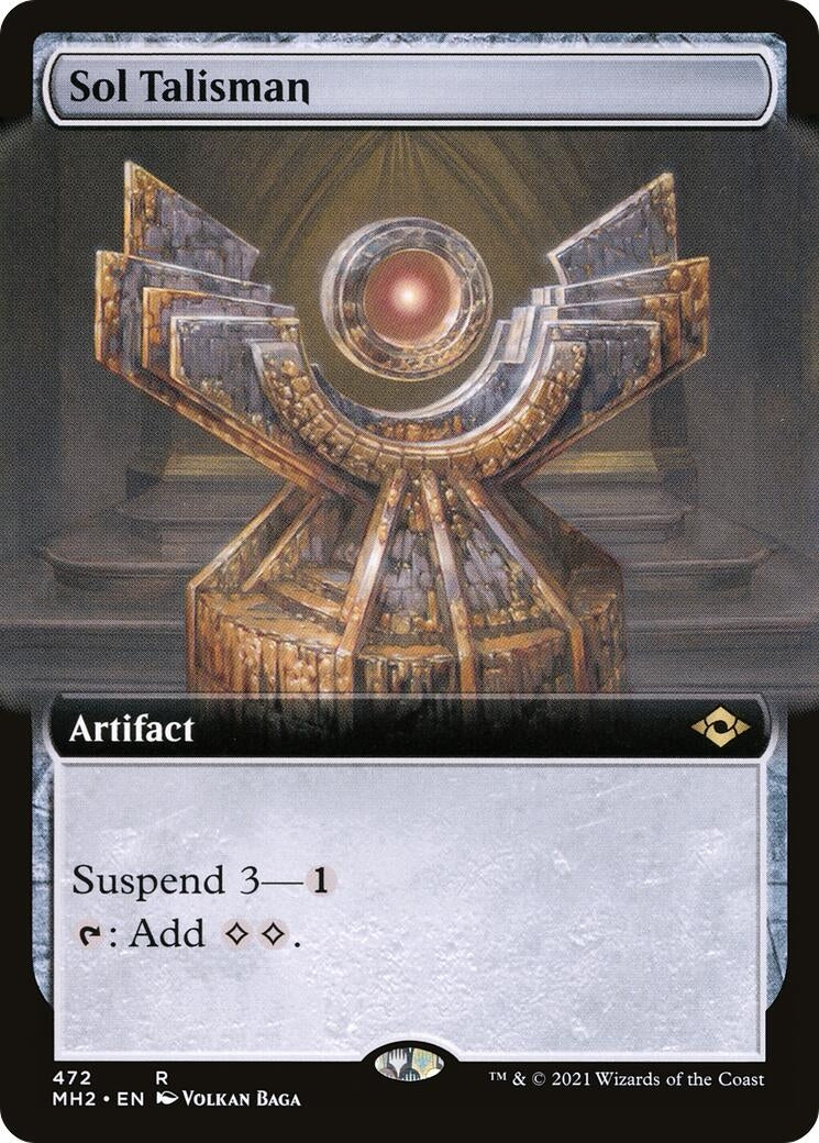 Image for Sol Talisman (Extended Art) (Modern Horizons 2) (472) - Magic: The Gathering