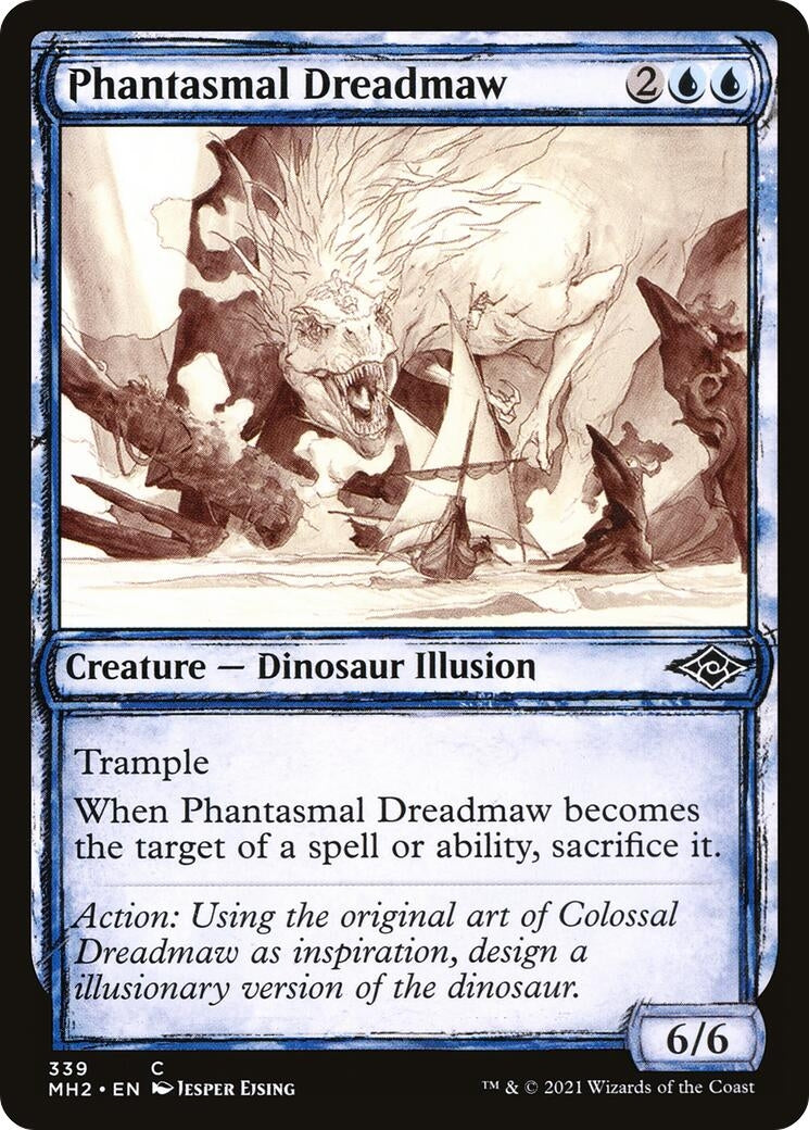 Image for Phantasmal Dreadmaw (Showcase) (Modern Horizons 2) (339) - Magic: The Gathering