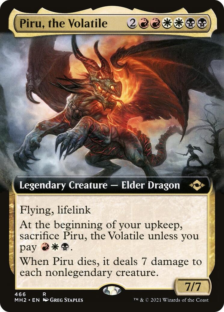 Image for Piru, the Volatile (Extended Art) (Modern Horizons 2) (466) - Magic: The Gathering
