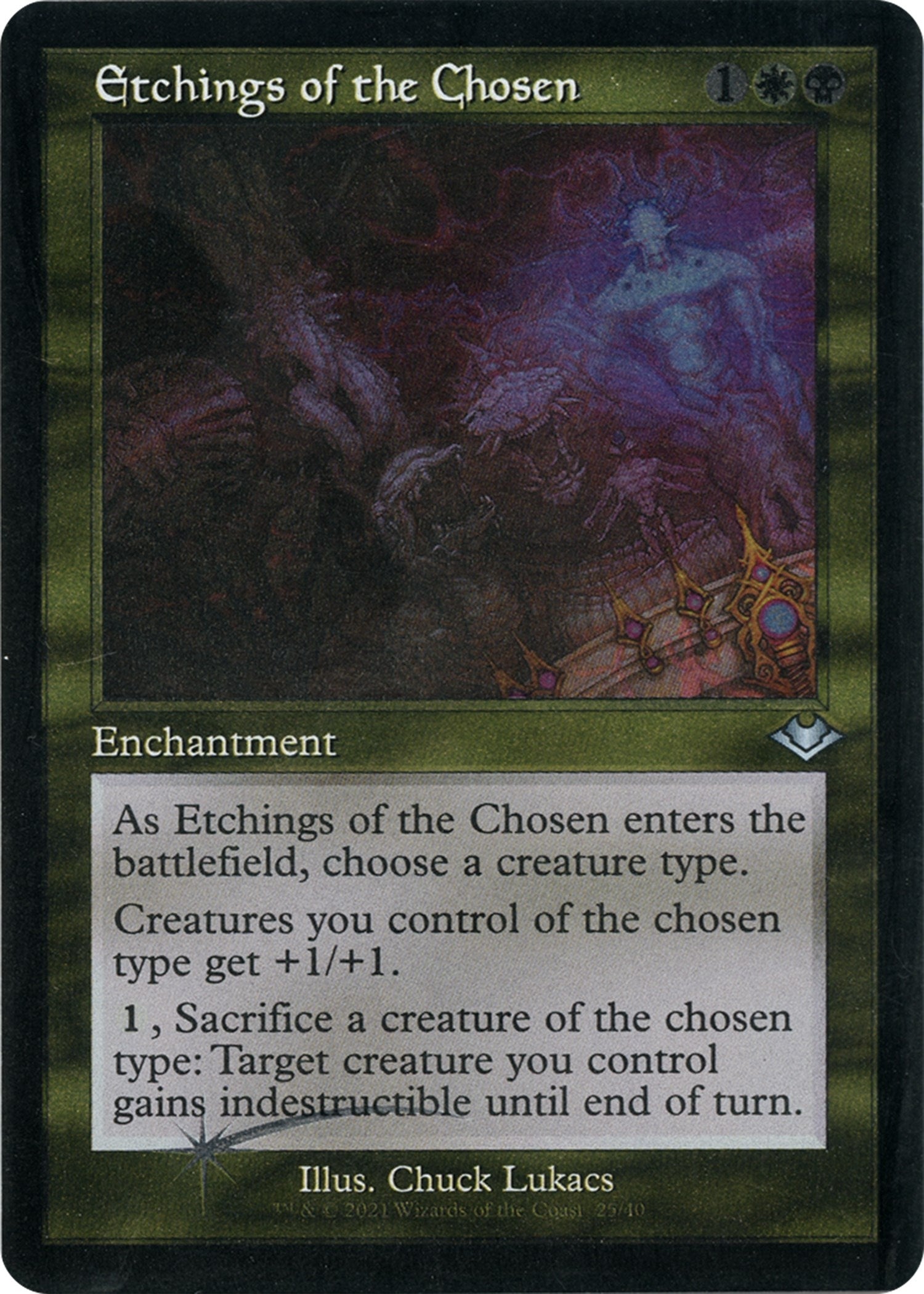 Image for Etchings of the Chosen (Retro Frame) (Foil Etched) (Modern Horizons) (25) - Magic: The Gathering