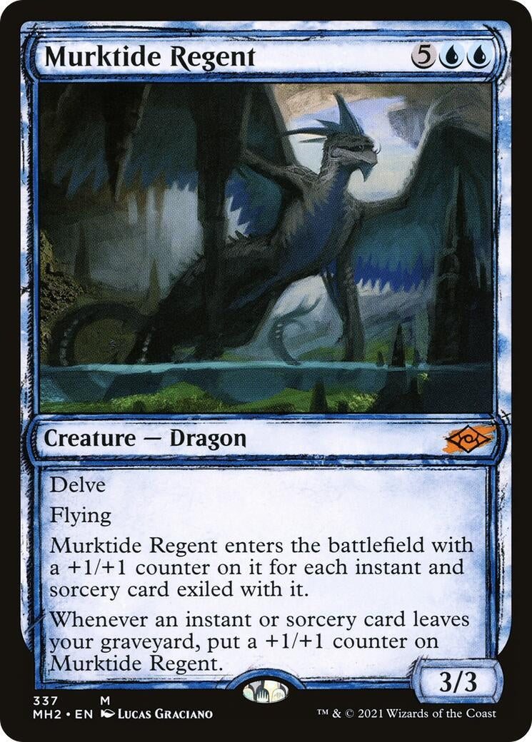 Image for Murktide Regent (Showcase) (Modern Horizons 2) (337) - Magic: The Gathering