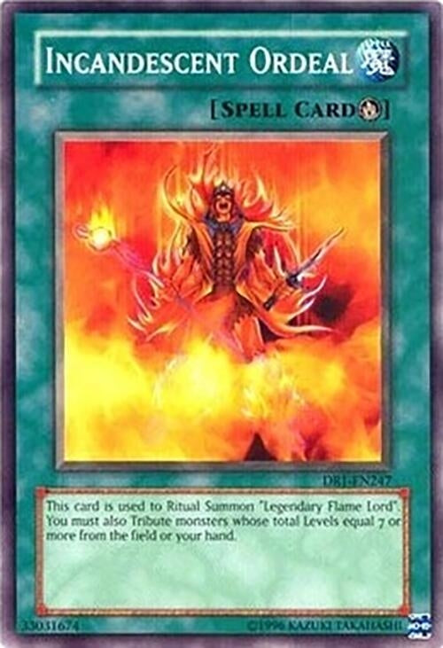 Image for Incandescent Ordeal (Dark Revelation Volume 1) (DR1-EN247) - YuGiOh