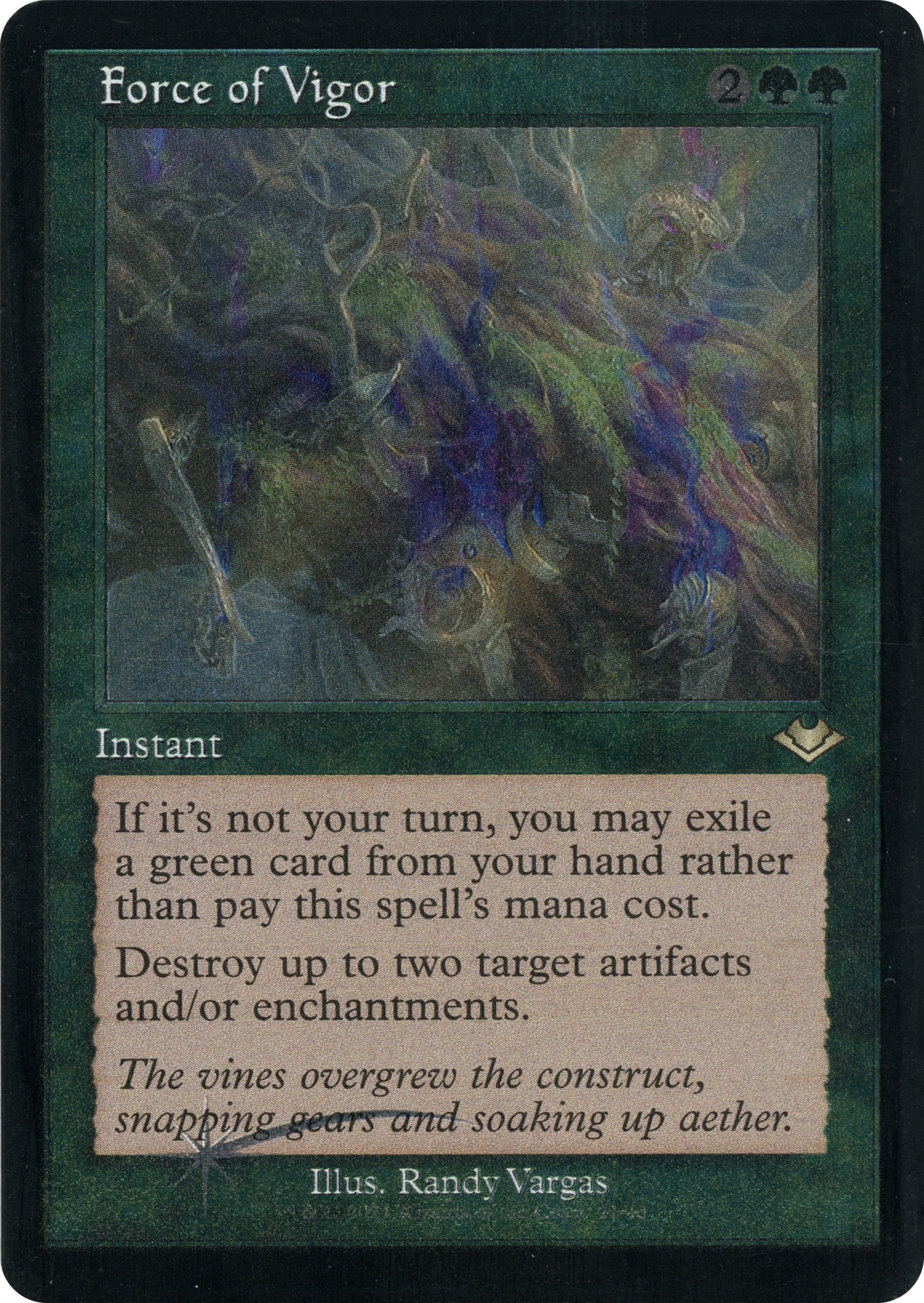 Image for Force of Vigor (Retro Frame) (Foil Etched) (Modern Horizons) (21) - Magic: The Gathering