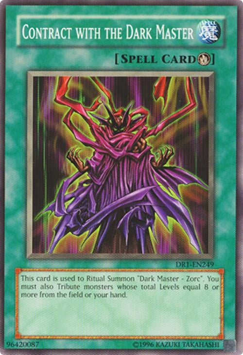 Image for Contract with the Dark Master (Dark Revelation Volume 1) (DR1-EN249) - YuGiOh
