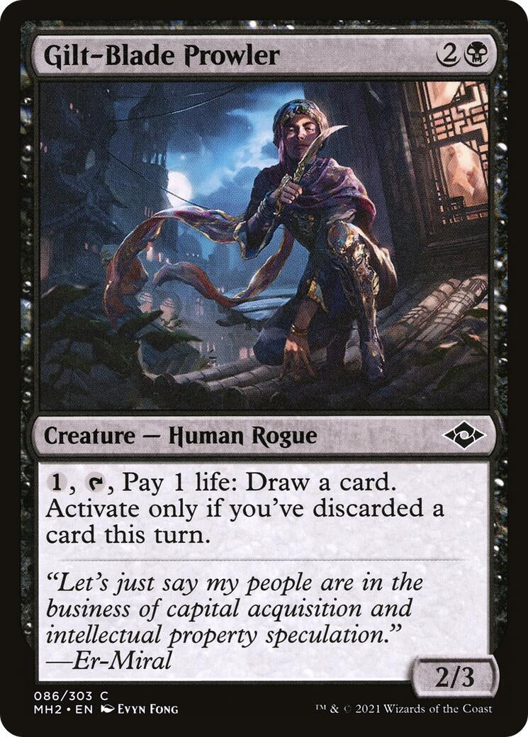 Image for Gilt-Blade Prowler (Modern Horizons 2) (86) - Magic: The Gathering