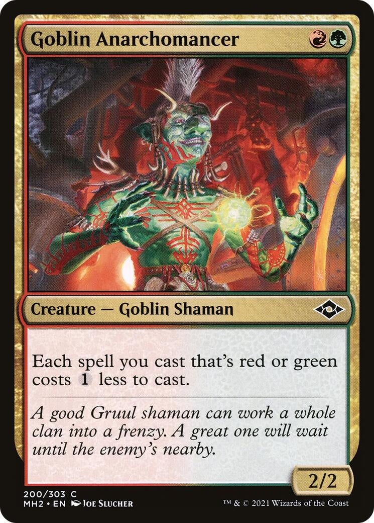 Image for Goblin Anarchomancer (Modern Horizons 2) (200) - Magic: The Gathering