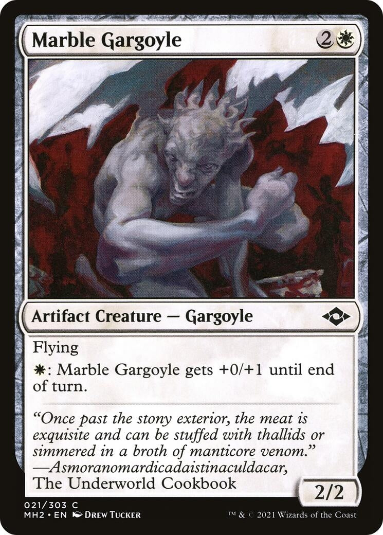 Image for Marble Gargoyle (Modern Horizons 2) (21) - Magic: The Gathering
