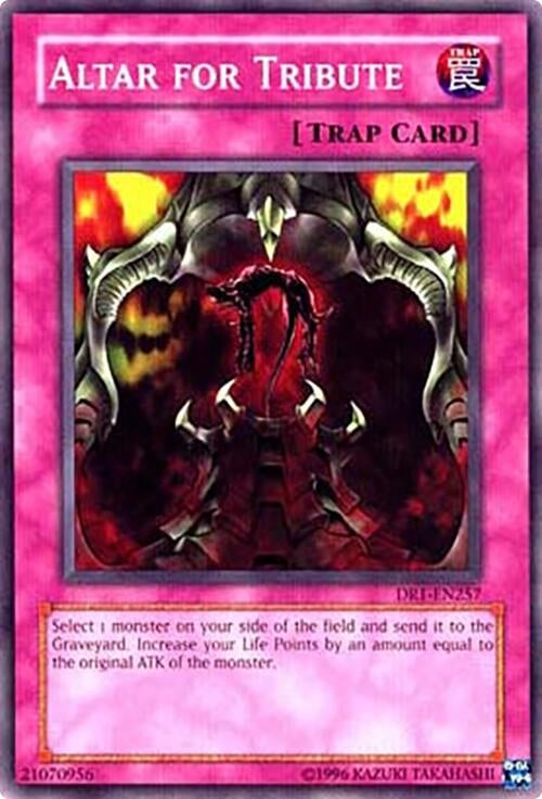 Image for Altar for Tribute (Dark Revelation Volume 1) (DR1-EN257) - YuGiOh