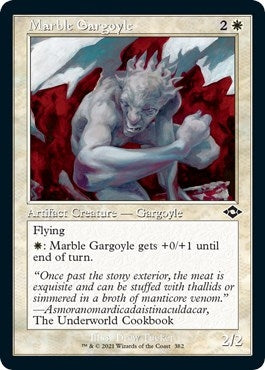 Image for Marble Gargoyle (Retro Frame) (Foil Etched) (Modern Horizons 2) (382) - Magic: The Gathering
