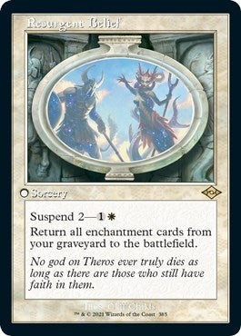 Image for Resurgent Belief (Retro Frame) (Foil Etched) (Modern Horizons 2) (385) - Magic: The Gathering