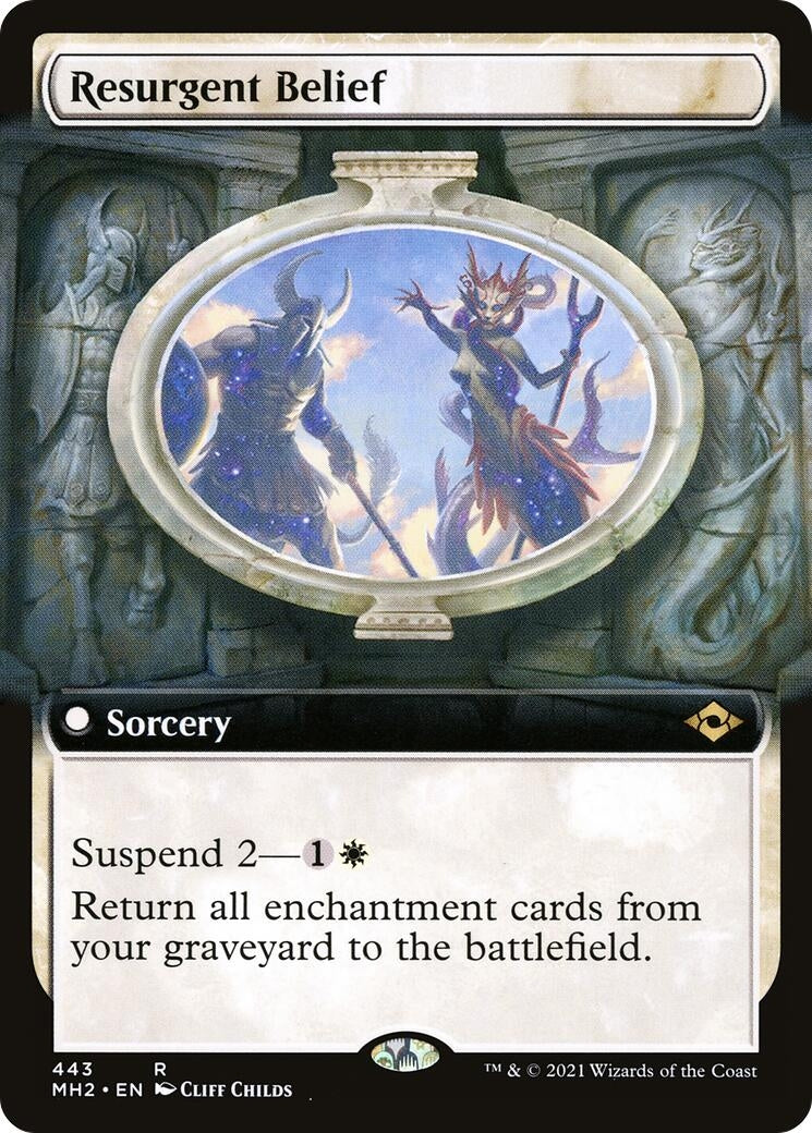 Image for Resurgent Belief (Extended Art) (Modern Horizons 2) (443) - Magic: The Gathering