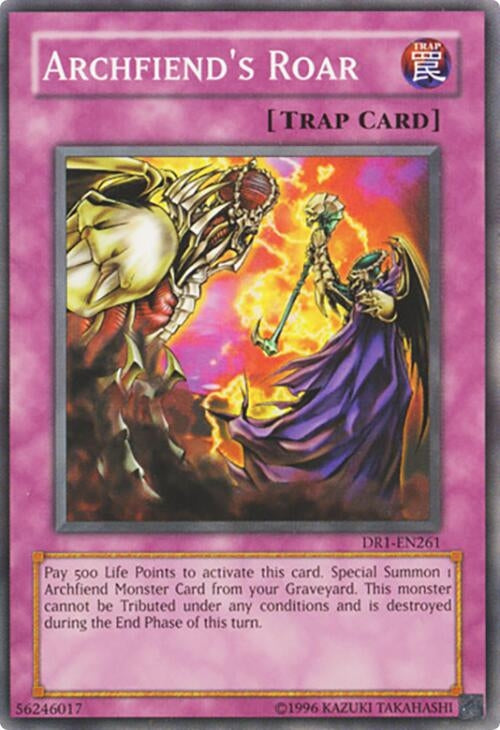 Image for Archfiend's Roar (Dark Revelation Volume 1) (DR1-EN261) - YuGiOh