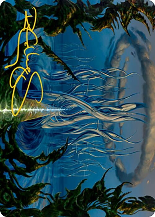 Image for Tanglepool Bridge Art Card (Gold-Stamped Signature) (Art Series: Modern Horizons 2) (80) - Magic: The Gathering