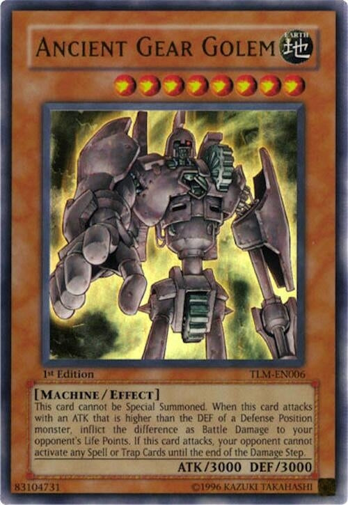 Image for Ancient Gear Golem (The Lost Millennium) (TLM-EN006) - YuGiOh