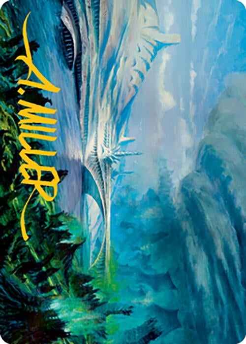 Image for Goldmire Bridge Art Card (Gold-Stamped Signature) (Art Series: Modern Horizons 2) (74) - Magic: The Gathering