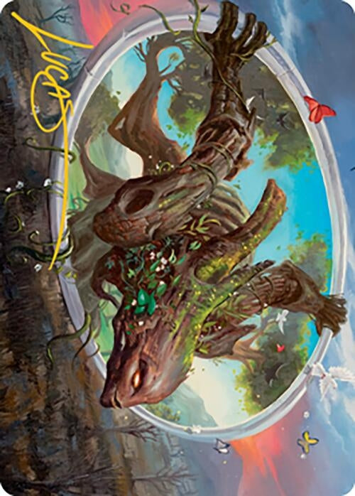 Image for Gaea's Will Art Card (Gold-Stamped Signature) (Art Series: Modern Horizons 2) (38) - Magic: The Gathering
