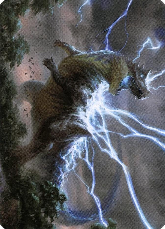 Image for Thrasta, Tempest's Roar Art Card (41/81) (Art Series: Modern Horizons 2) (41) - Magic: The Gathering