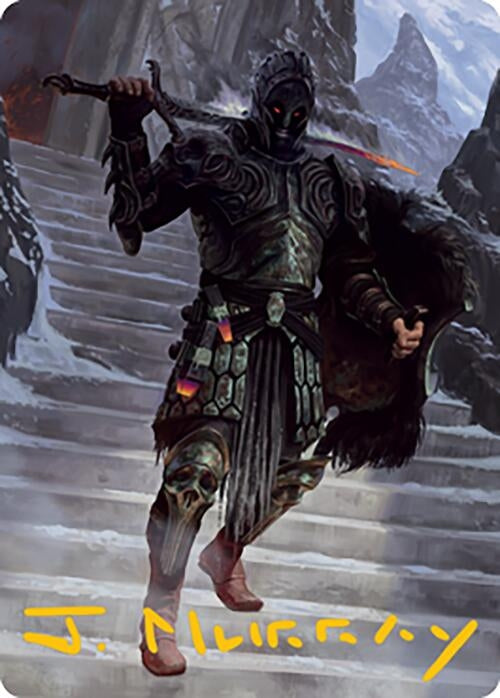 Image for Dakkon, Shadow Slayer Art Card (49/81) (Gold-Stamped Signature) (Art Series: Modern Horizons 2) (49) - Magic: The Gathering