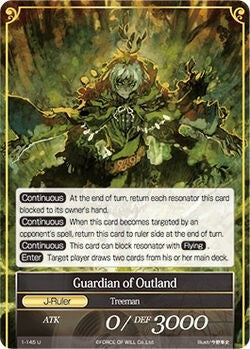 Image for Guardian of Outland // Guardian of Outland (J) (The Dawn of Valhalla) (1-145/J) - Force of Will