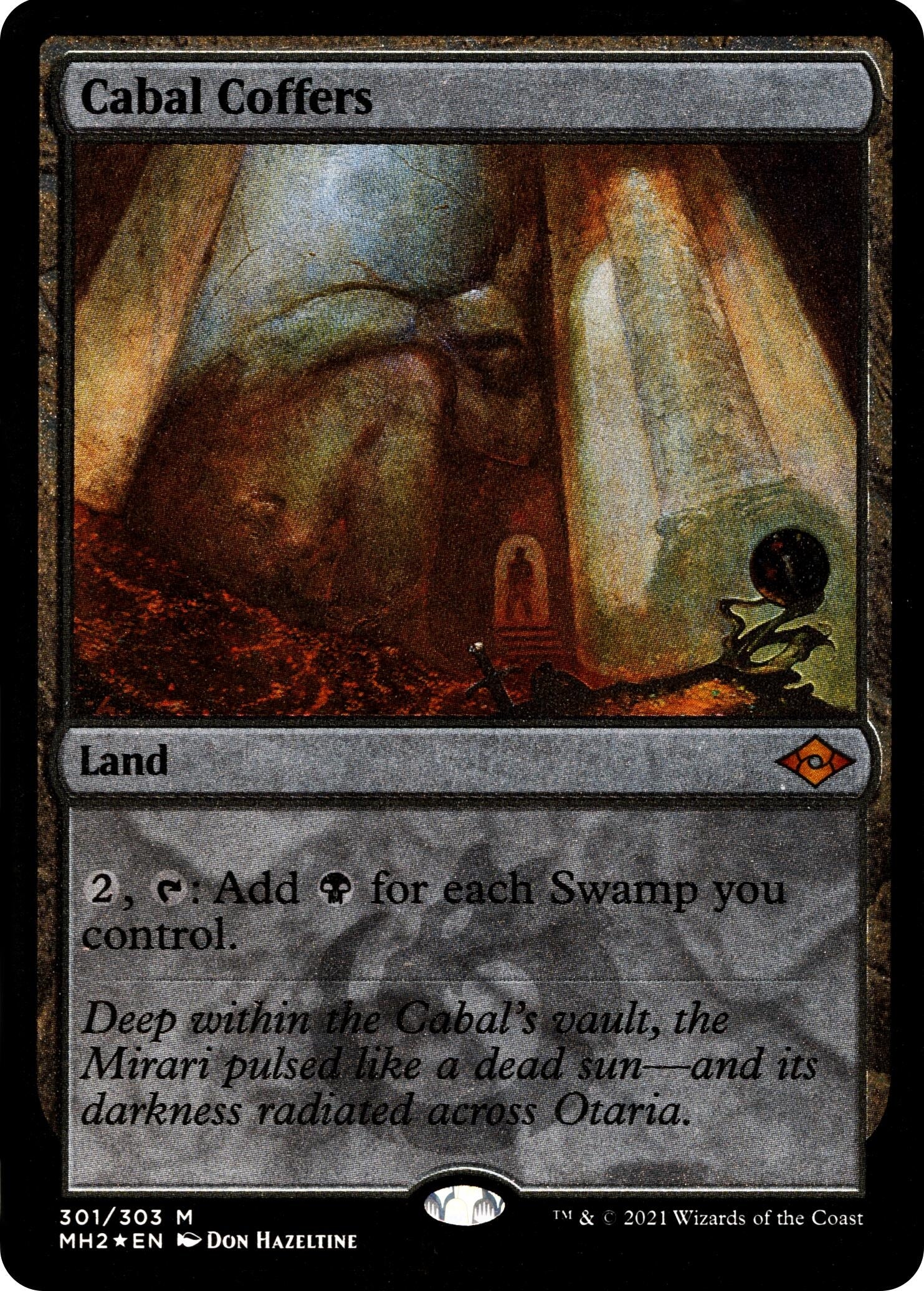 Image for Cabal Coffers (Foil Etched) (Modern Horizons 2) (301) - Magic: The Gathering