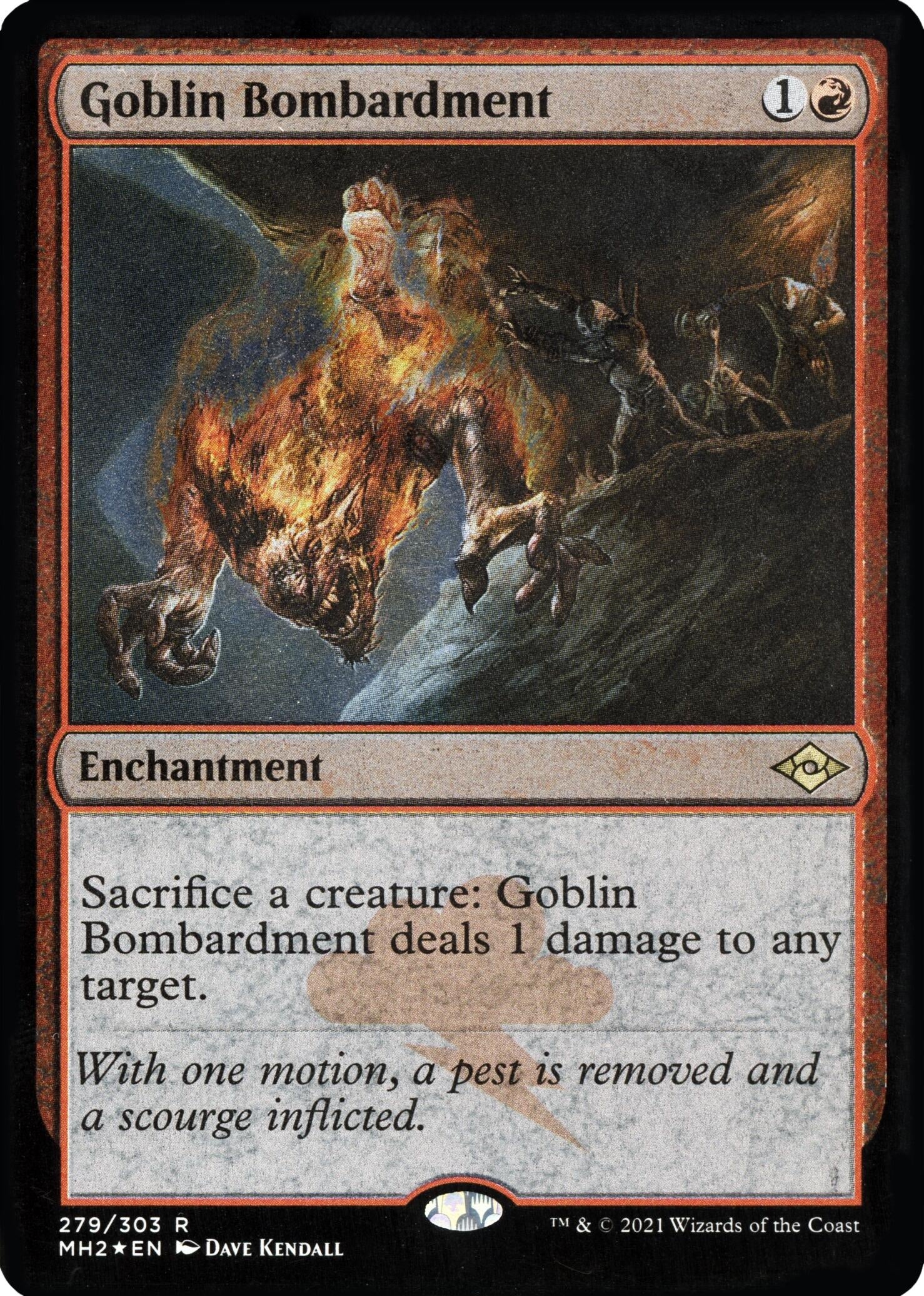 Image for Goblin Bombardment (Foil Etched) (Modern Horizons 2) (279) - Magic: The Gathering