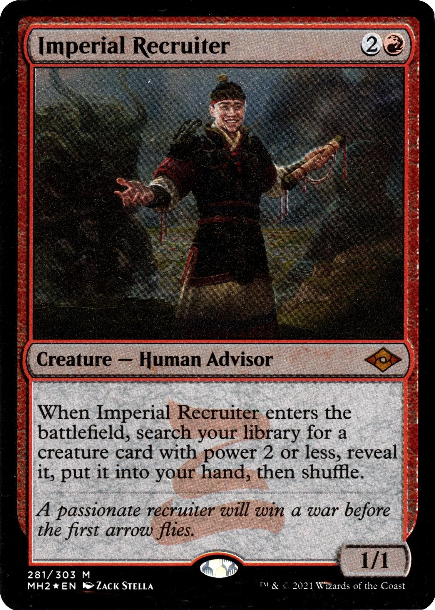 Image for Imperial Recruiter (Foil Etched) (Modern Horizons 2) (281) - Magic: The Gathering